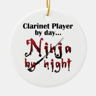 Adorno De Cerámica Clarinet Ninja