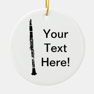 Adorno De Cerámica Clarinet personalizado