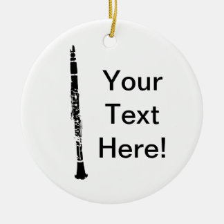 Adorno De Cerámica Clarinete personalizado