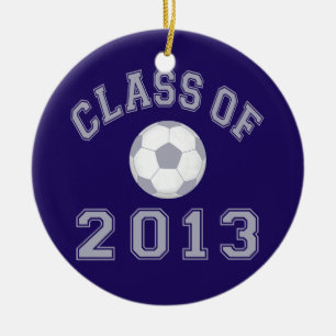 Adorno De Cerámica Clase 2013 del fútbol - gris 2