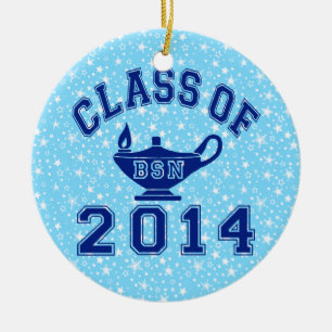 Adorno De Cerámica Clase de 2014 BSN
