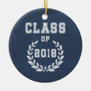 Adorno De Cerámica Clase de 2018