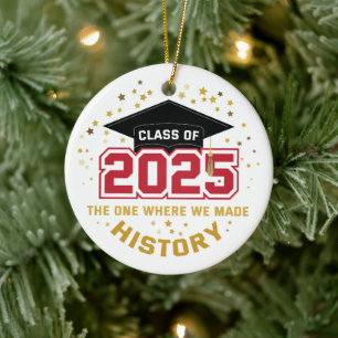 Adorno De Cerámica Clase De 2025 - La Donde Hicimos Historia