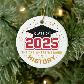 Adorno De Cerámica Clase De 2025 - La Donde Hicimos Historia