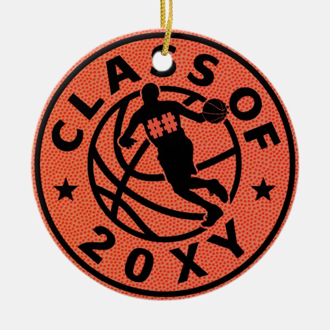 Adorno De Cerámica ¿Clase de 20?? Baloncesto (Frente)