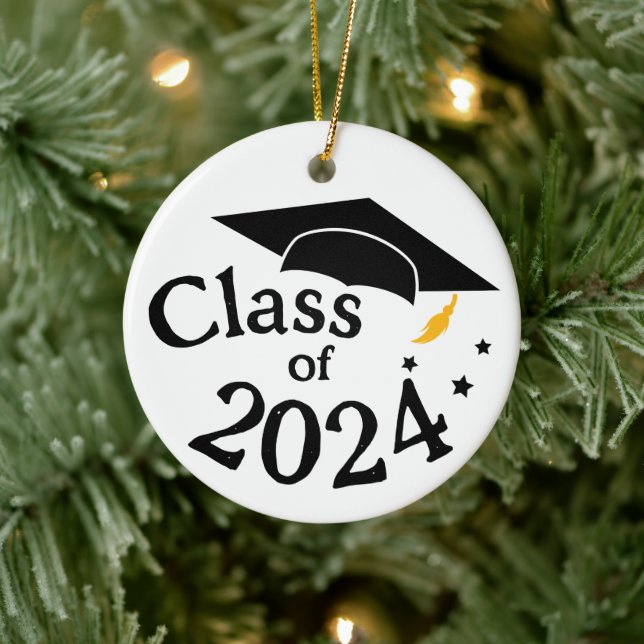 Adorno De Cerámica Clase de año de graduación (Árbol)