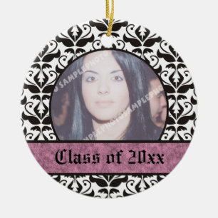 Adorno De Cerámica Clase de damasco de graduación 2012