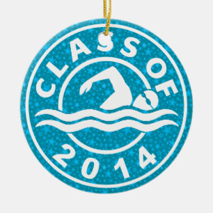 Adorno De Cerámica Clase De Natación 2014