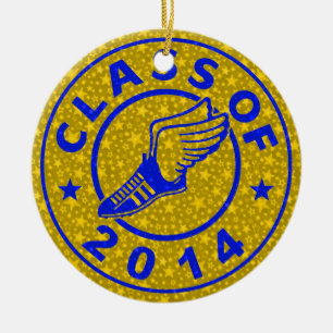 Adorno De Cerámica Clase de pista y campo 2014