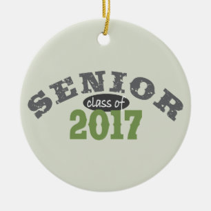 Adorno De Cerámica Clase mayor del verde 2017