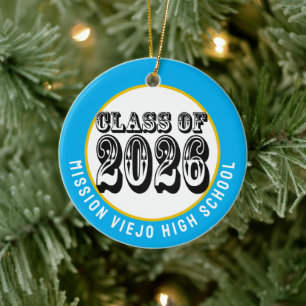 Adorno De Cerámica Clase occidental de 2026 Graduación fotográfica