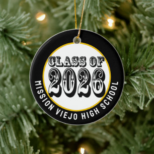 Adorno De Cerámica Clase occidental de 2026 Graduación fotográfica