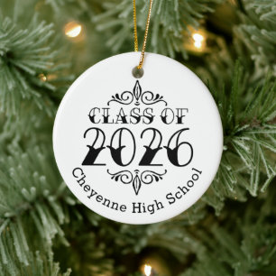 Adorno De Cerámica Clase Tat de 2026 Graduación fotográfica