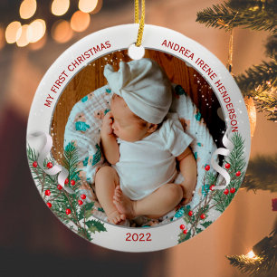 Adorno De Cerámica Clásica planta de Navidades recién nacidos con mar