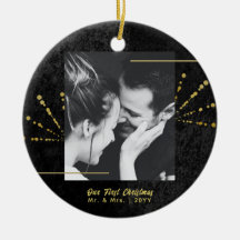 Clásico Black Velvet Gold Fireworks Primera Navida