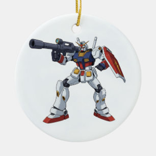 Adorno De Cerámica Clásico Retro RX-78-2 Gundam Mecha Anime Ilustraci