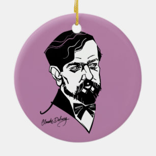 Adorno De Cerámica Claude Debussy