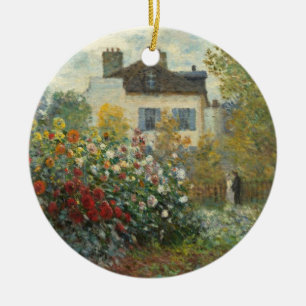 Adorno De Cerámica Claude Monet el   el jardín del artista en