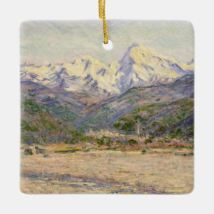 Adorno De Cerámica Claude Monet el   el valle del Nervia