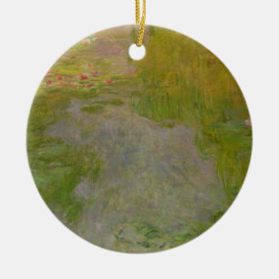 Adorno De Cerámica Claude Monet el Waterlilies, c.1919 (aceite en
