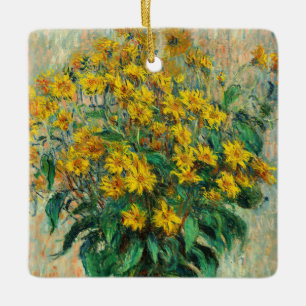 Adorno De Cerámica Claude Monet - Flores de Tupinambo