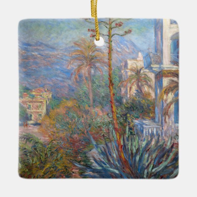 Adorno De Cerámica Claude Monet - Villas de Bordighera (Anverso)