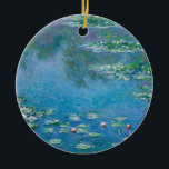 Adorno De Cerámica Claude Monet - Water Lilies 1906<br><div class="desc">Lilies de agua (Nympheas) - Claude Monet,  Petróleo en lienzo,  1906</div>