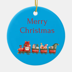 Adorno De Cerámica cláusula de feliz navidad santa 2022
