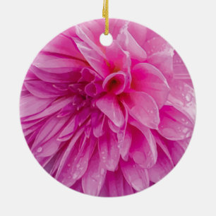 Adorno De Cerámica Clausuras de Rainy Day Dahlia
