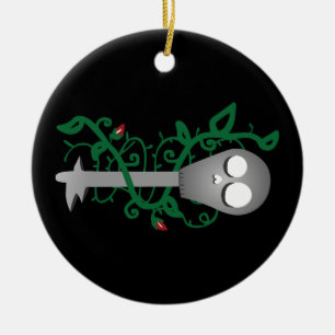 Adorno De Cerámica Clave de esqueleto