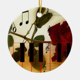 Adorno De Cerámica Claves de Panio Musical