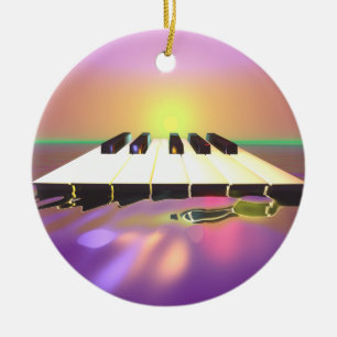 Adorno De Cerámica Claves de piano de Sea Sharp