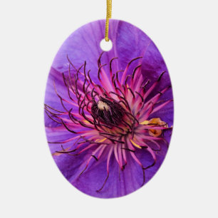 ADORNO DE CERÁMICA CLEMATIS