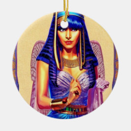 Adorno De Cerámica Cleopatra Ornament