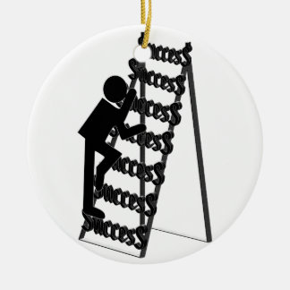 Adorno De Cerámica Climbing the Ladder of Success