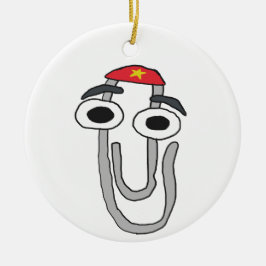 Adorno De Cerámica Clippy the Rebel