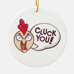 Adorno De Cerámica ¡Cloqueo usted!