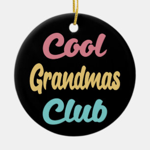 Adorno De Cerámica Club de Abuelas Geniales II