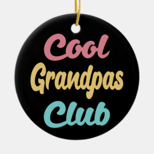 Adorno De Cerámica Club de Abuelos Cool II