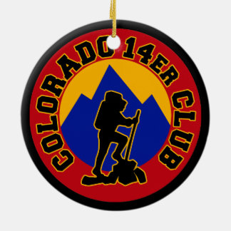 Adorno De Cerámica Club de Colorado 14er