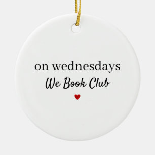Adorno De Cerámica Club de lectura, regalo divertido para grupo de le