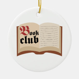 Adorno De Cerámica Club de libros