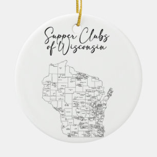Adorno De Cerámica Clubes de suplentes de Wisconsin