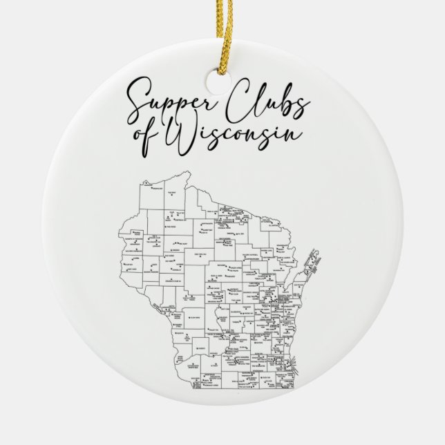 Adorno De Cerámica Clubes de suplentes de Wisconsin (Frente)
