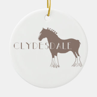 Adorno De Cerámica Clydesdale