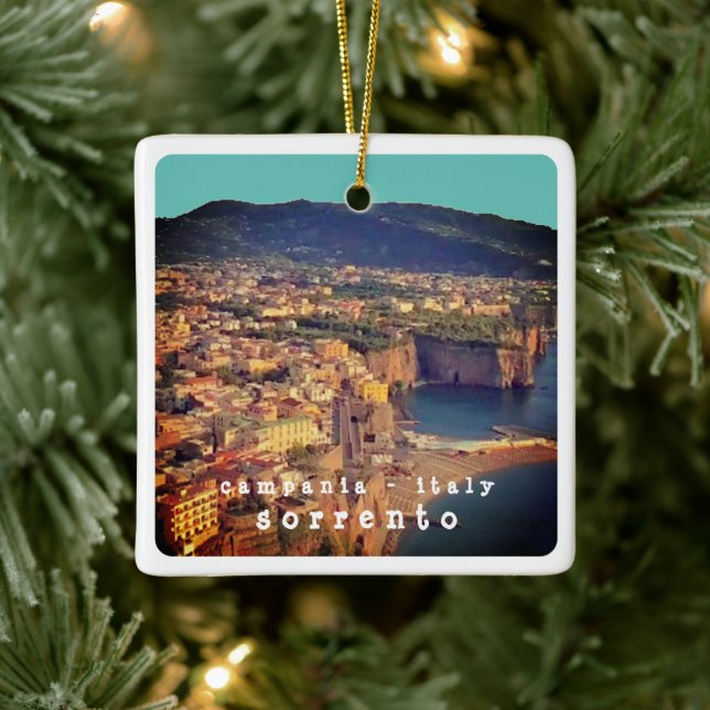 Adorno De Cerámica CMP002 SORRENTO, Campania, Italia, (Árbol)
