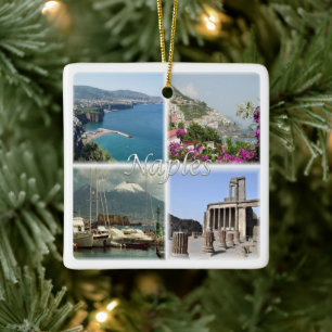 Adorno De Cerámica CMP035 NAPLES, Amalfi, Sorrento, Pompeya,