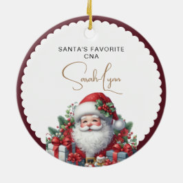 Adorno De Cerámica CNA favorita de Santa