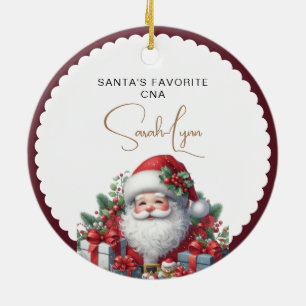 Adorno De Cerámica CNA favorita de Santa