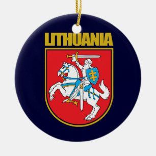 Adorno De Cerámica COA de Lietuva (Lituania)
